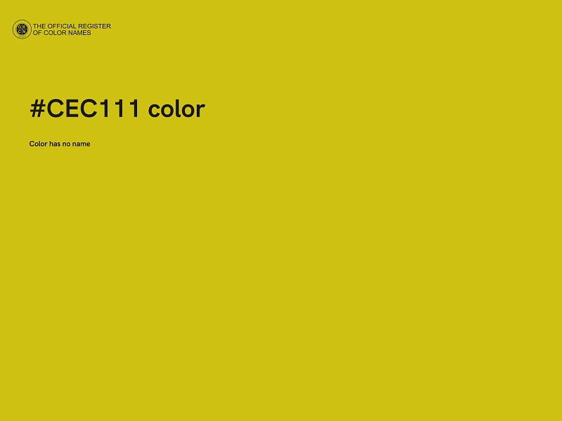 #CEC111 color image