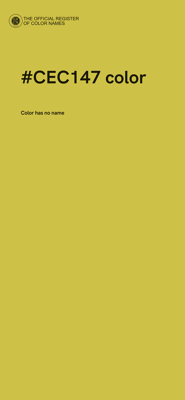 #CEC147 color image