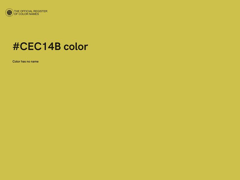 #CEC14B color image