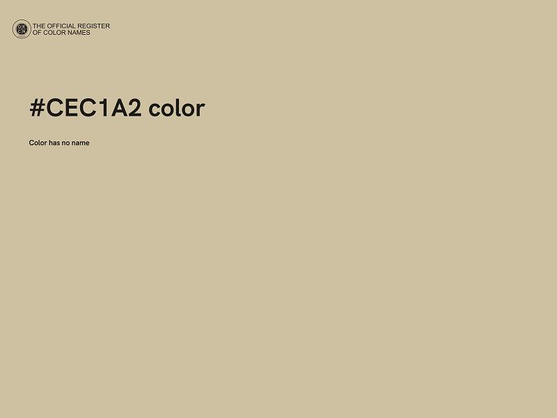 #CEC1A2 color image