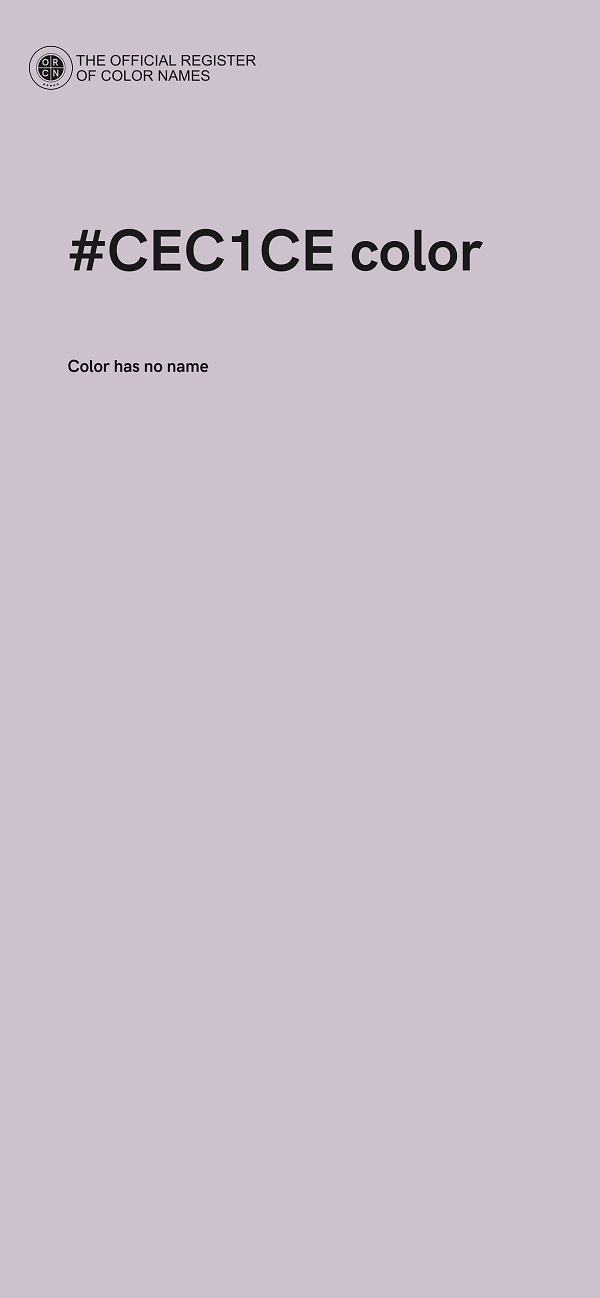 #CEC1CE color image