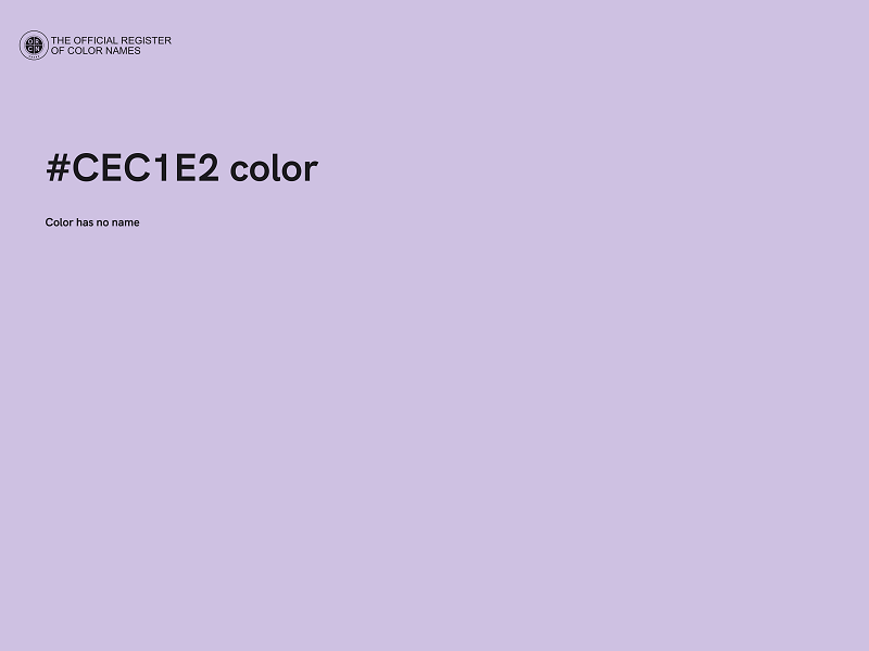 #CEC1E2 color image