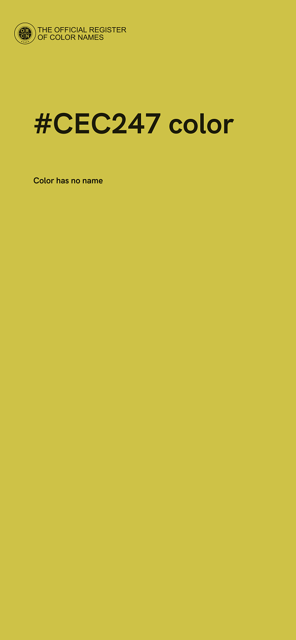 #CEC247 color image