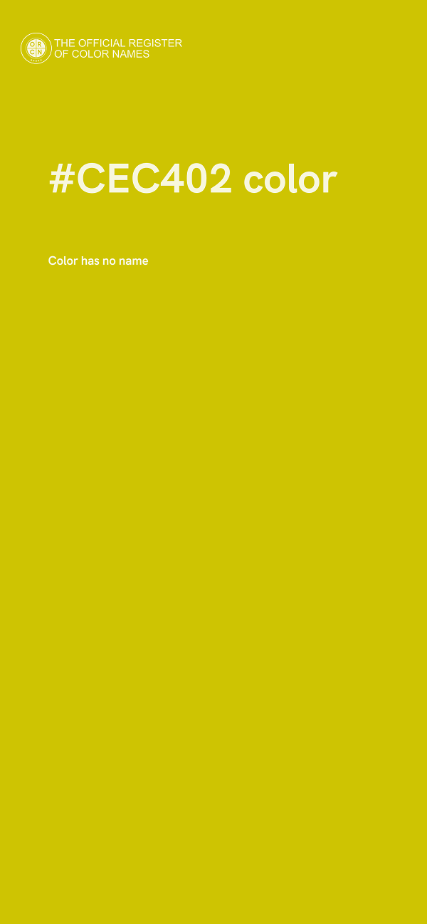 #CEC402 color image