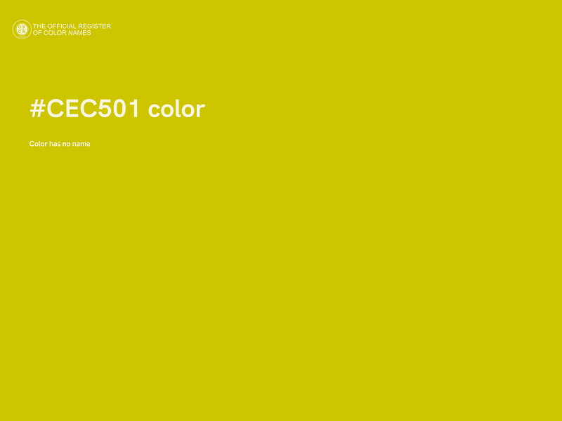 #CEC501 color image