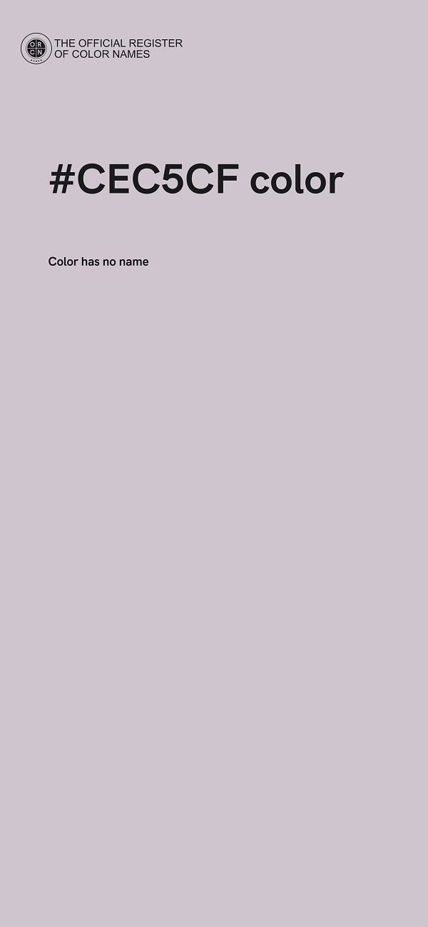 #CEC5CF color image