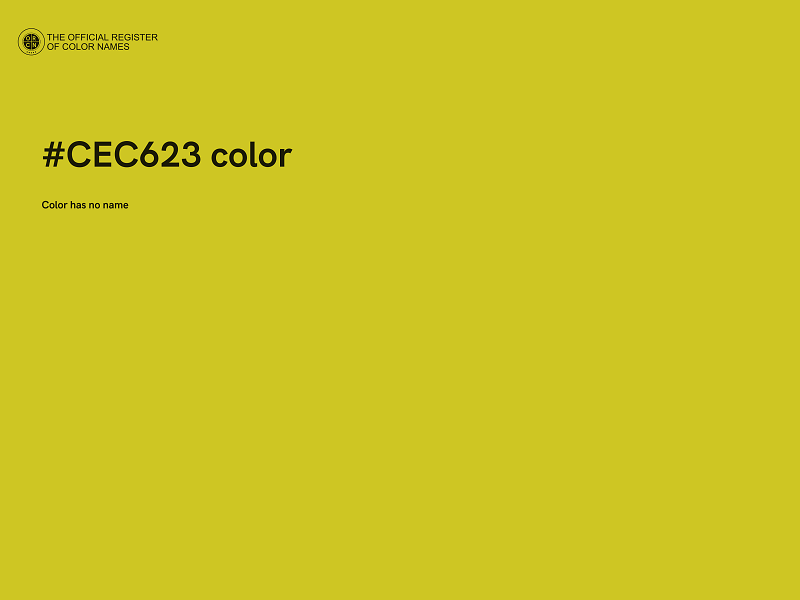 #CEC623 color image