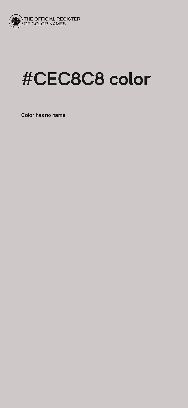 #CEC8C8 color image