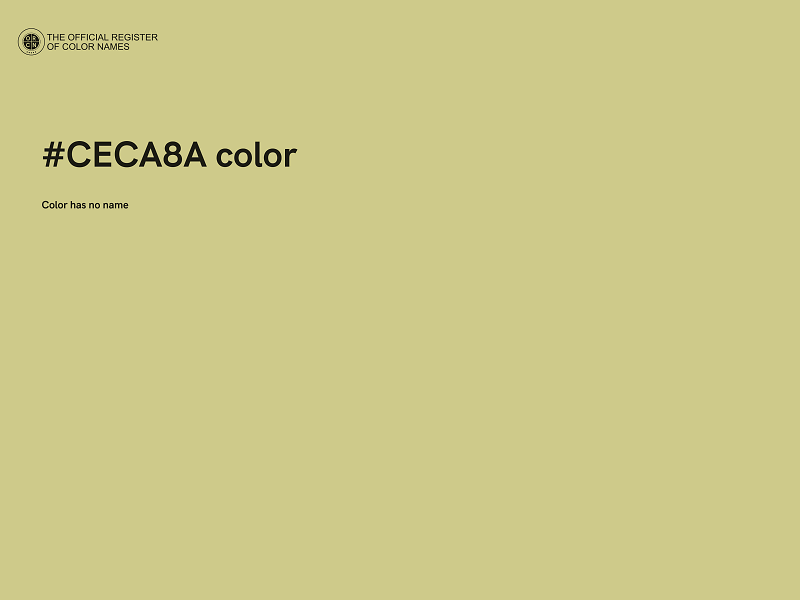 #CECA8A color image