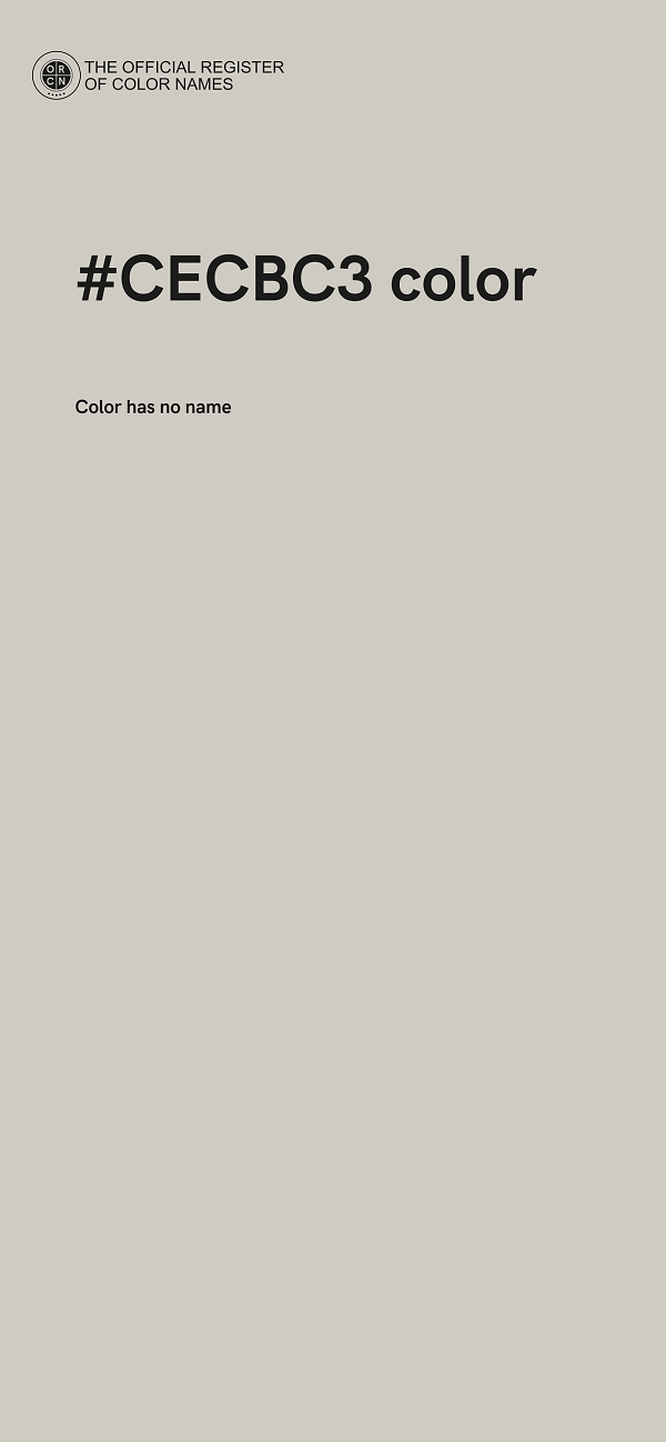 #CECBC3 color image
