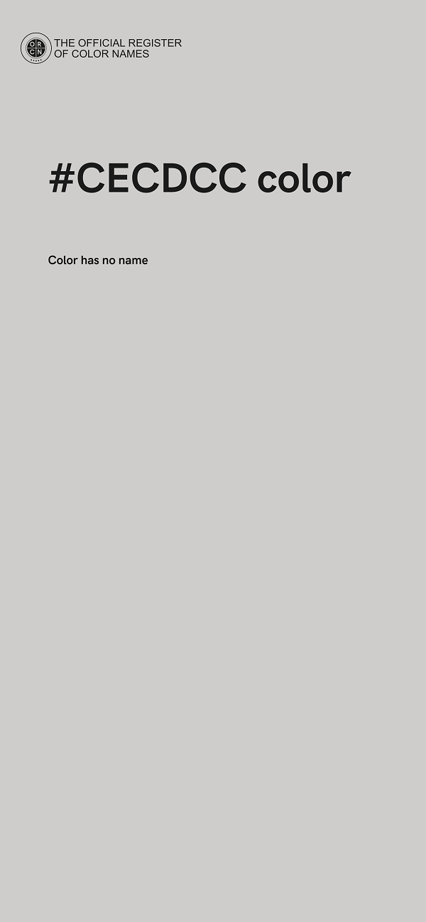 #CECDCC color image