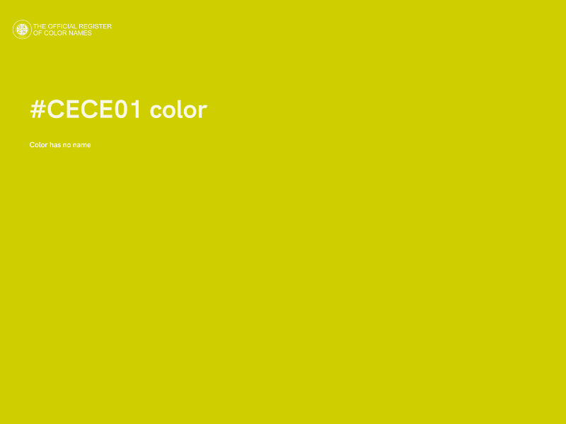 #CECE01 color image