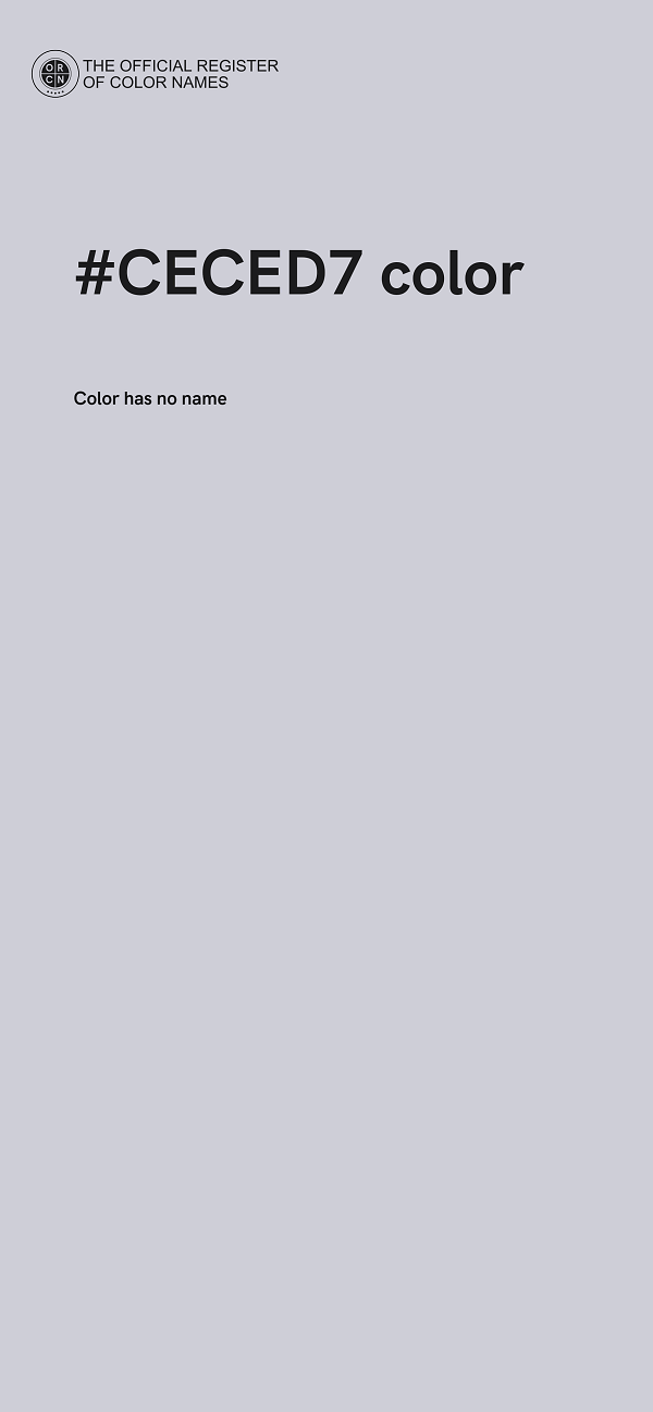 #CECED7 color image