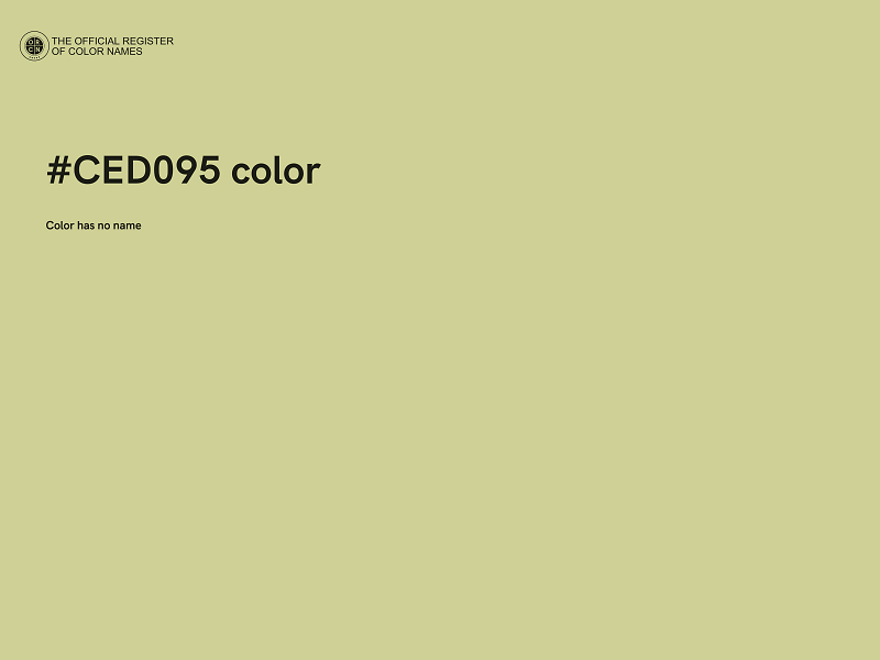 #CED095 color image