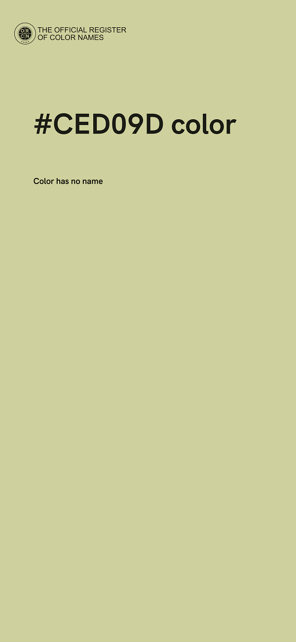 #CED09D color image