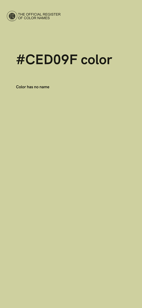 #CED09F color image