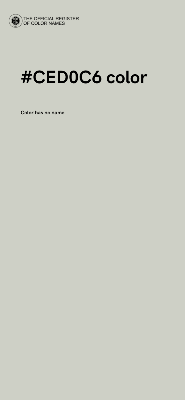 #CED0C6 color image
