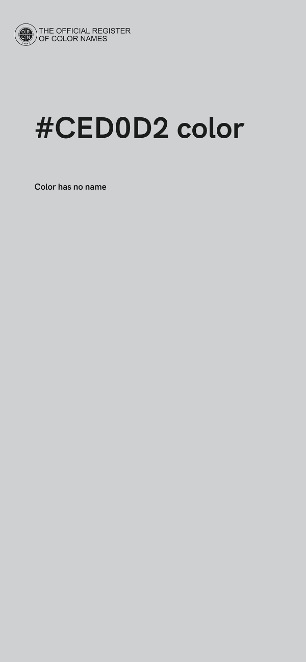 #CED0D2 color image