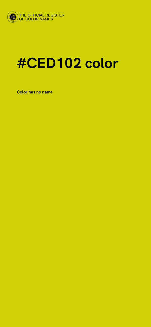 #CED102 color image