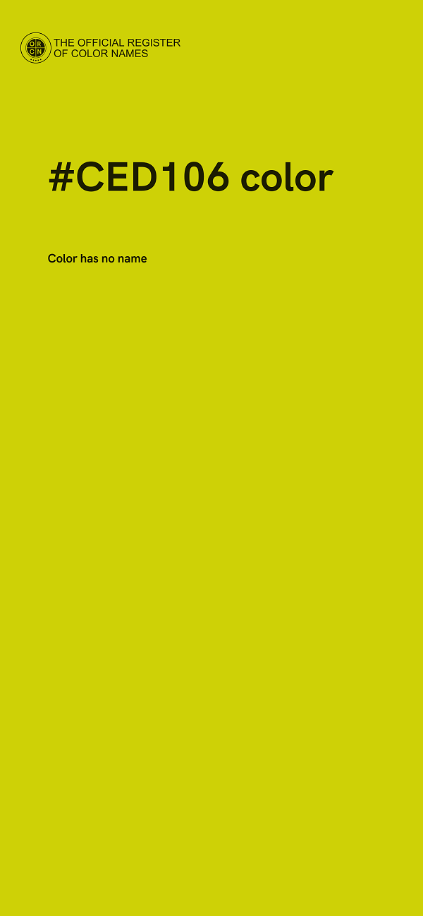 #CED106 color image