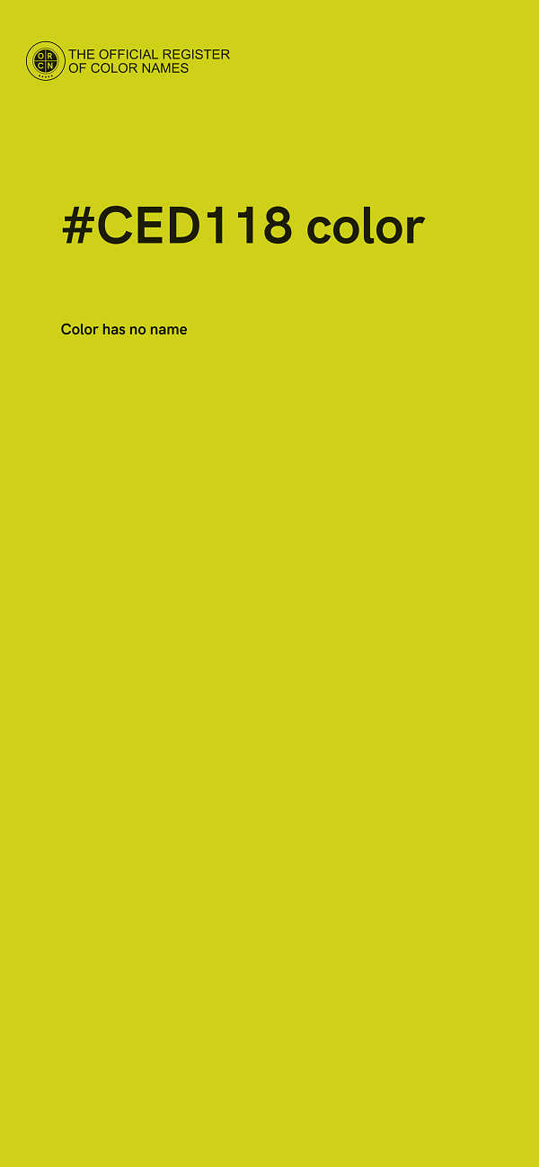 #CED118 color image