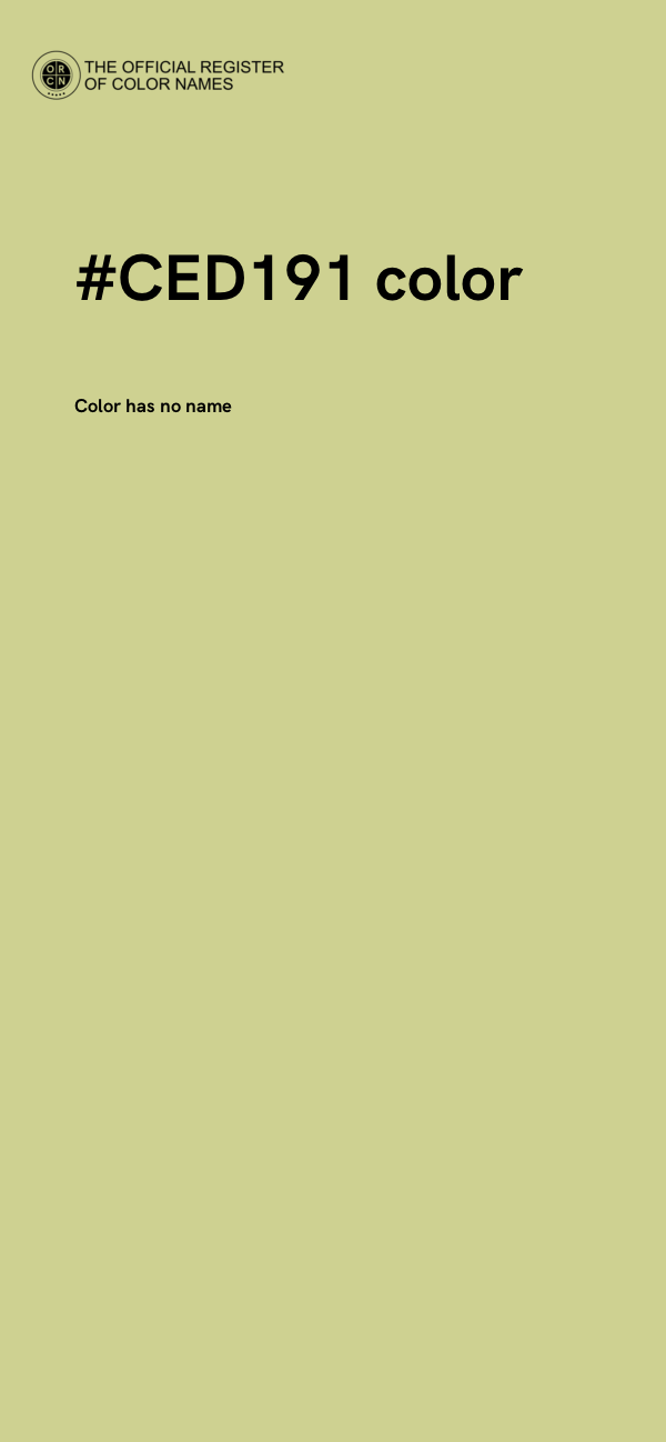#CED191 color image