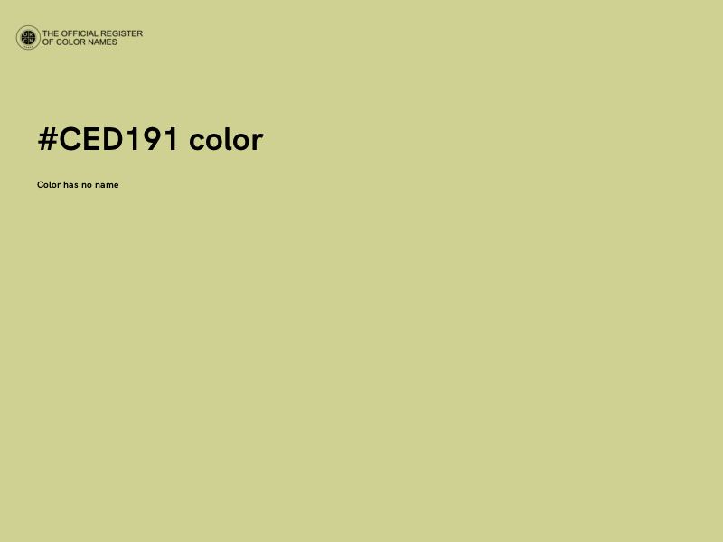 #CED191 color image