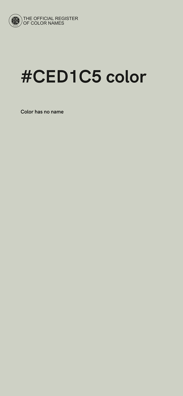#CED1C5 color image