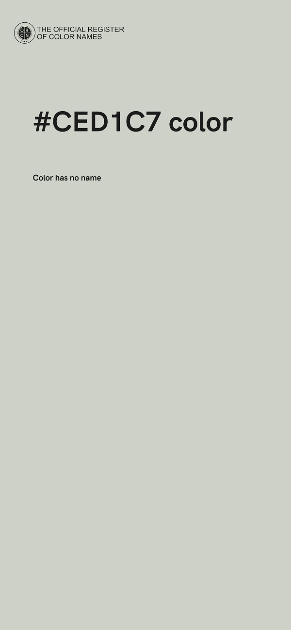 #CED1C7 color image