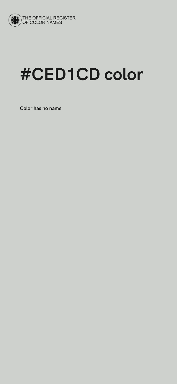 #CED1CD color image