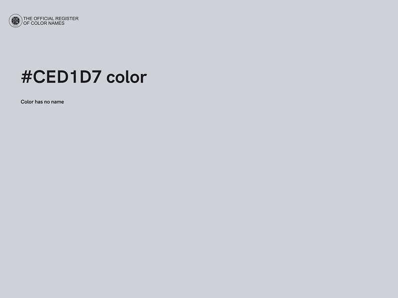 #CED1D7 color image