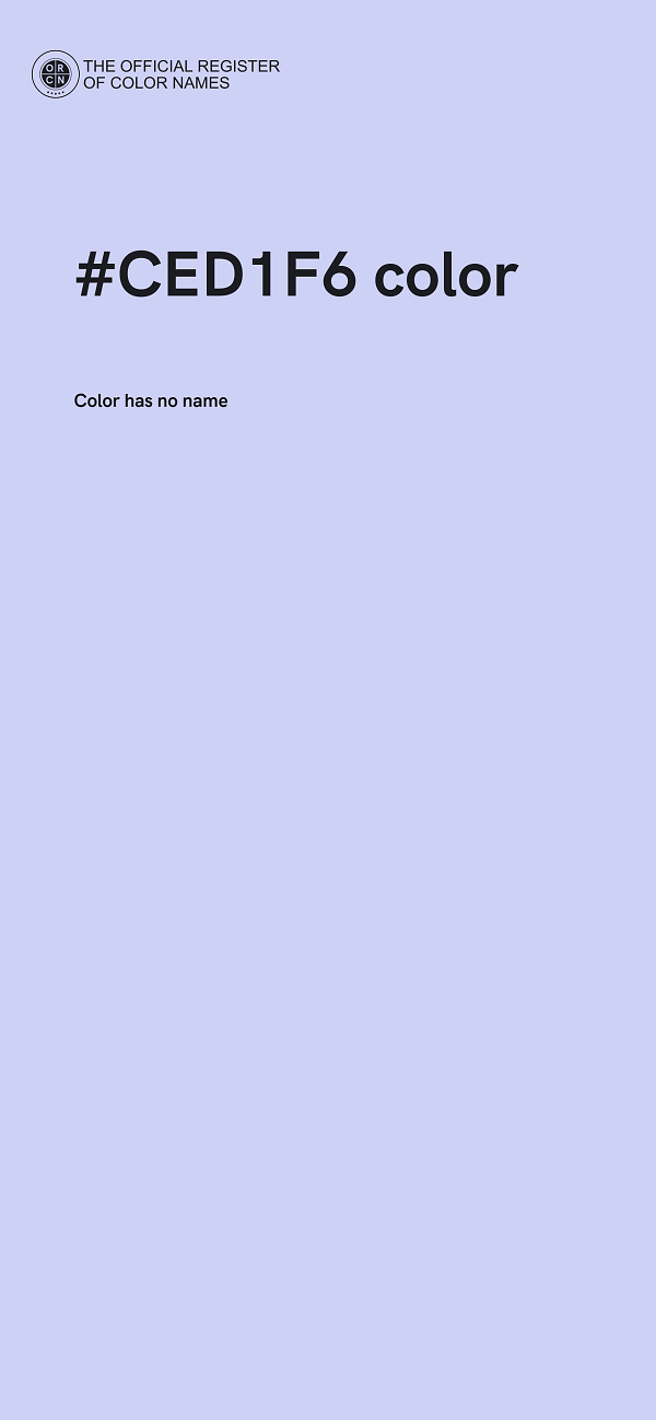 #CED1F6 color image