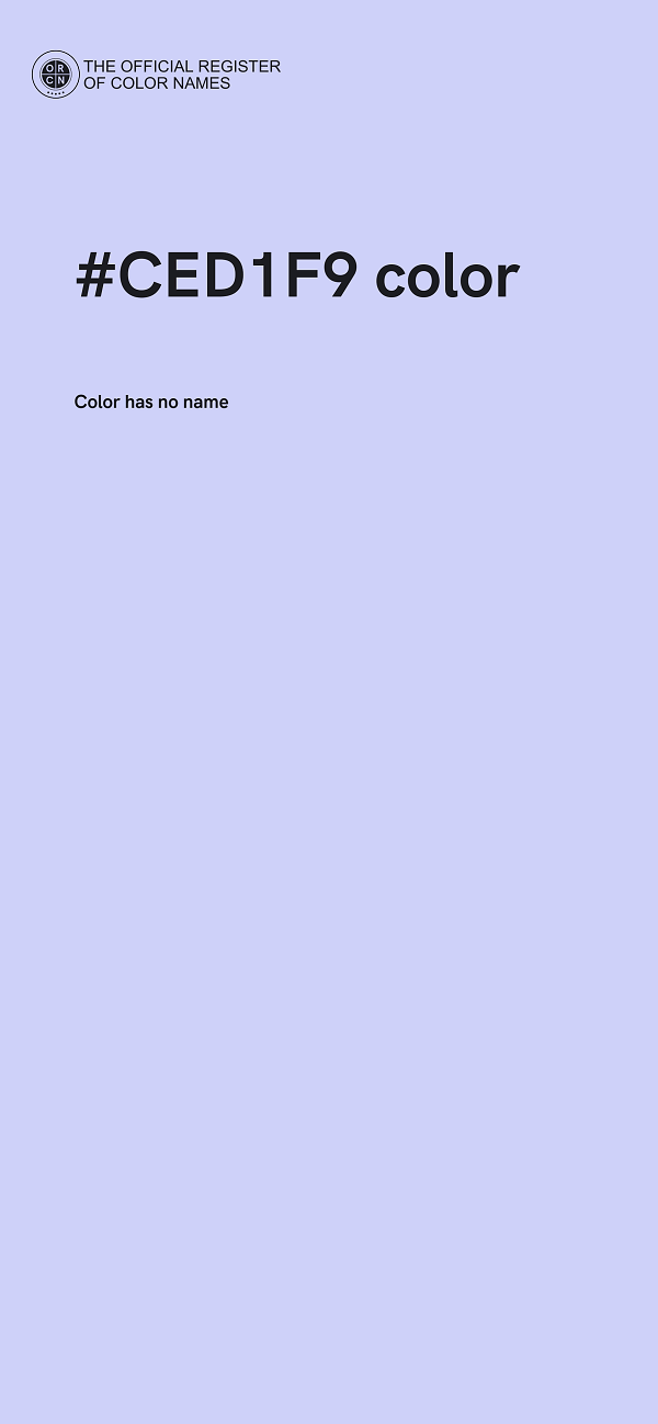 #CED1F9 color image