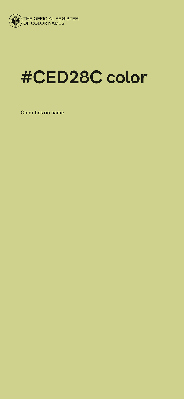 #CED28C color image