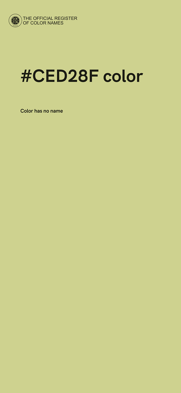 #CED28F color image