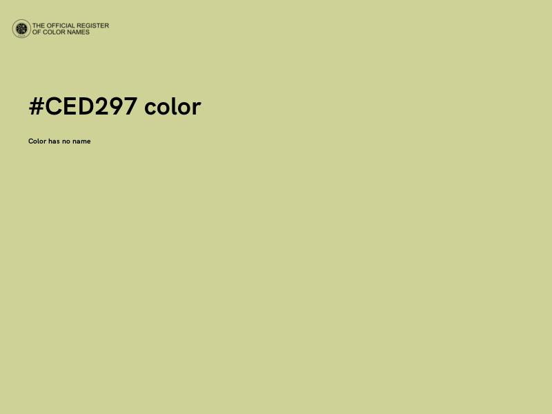 #CED297 color image