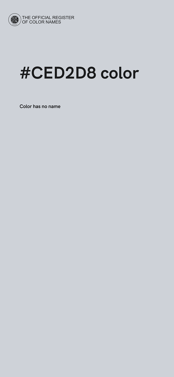 #CED2D8 color image
