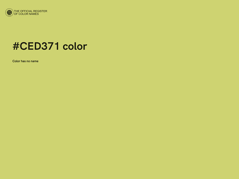 #CED371 color image