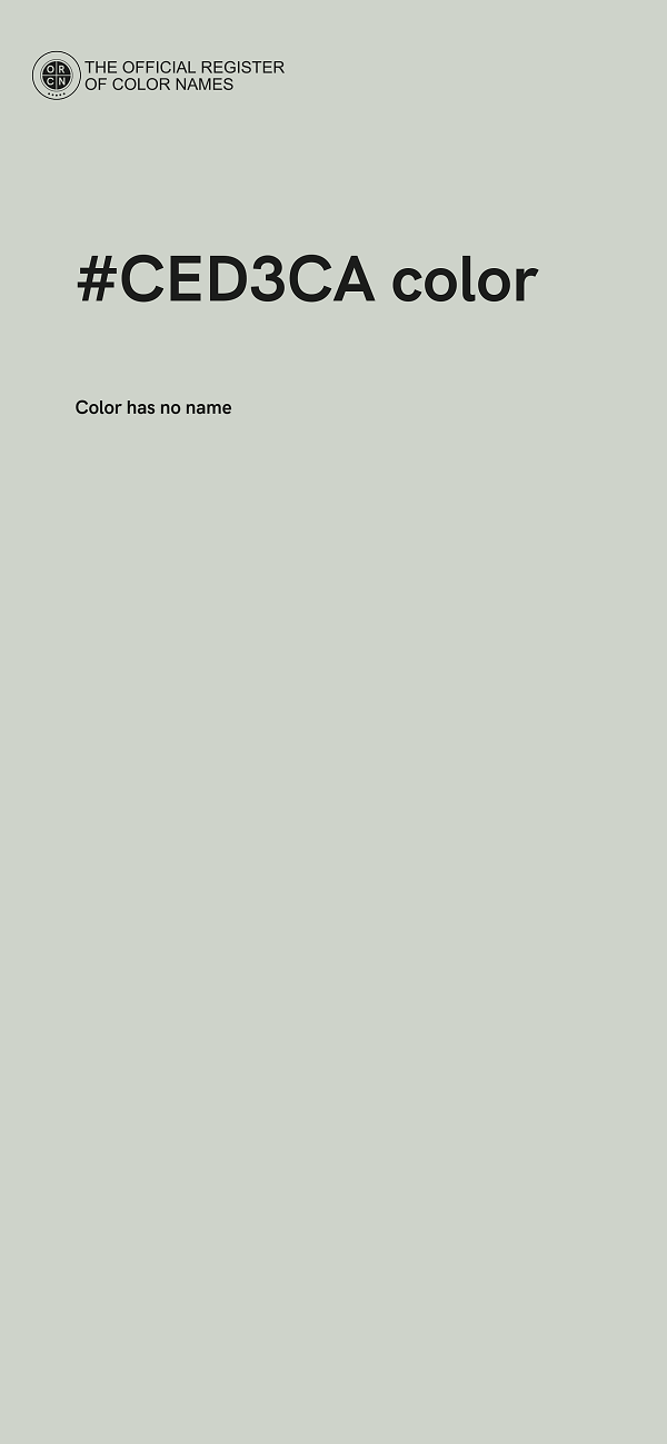 #CED3CA color image