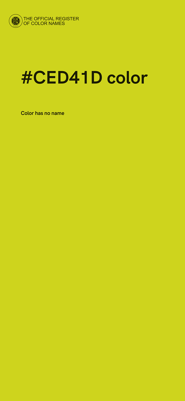 #CED41D color image