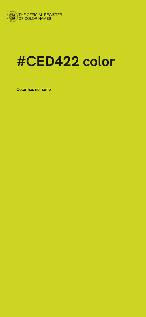 #CED422 color image