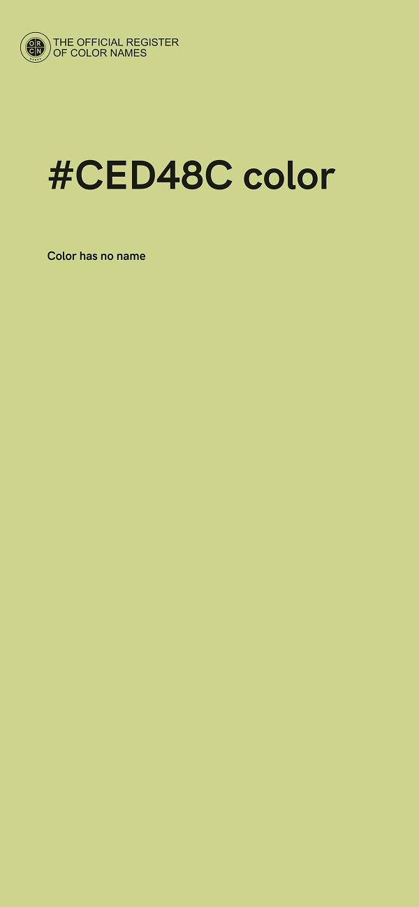 #CED48C color image