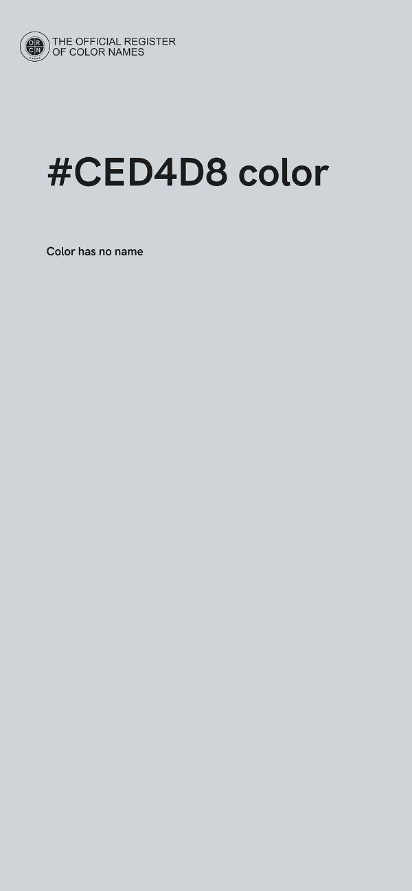 #CED4D8 color image