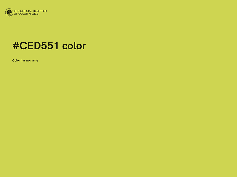 #CED551 color image