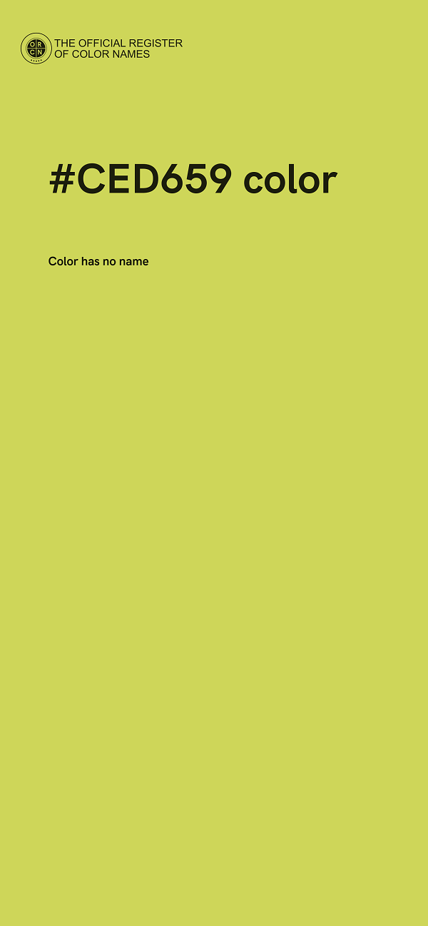 #CED659 color image