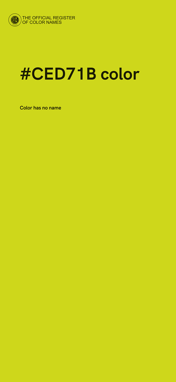 #CED71B color image