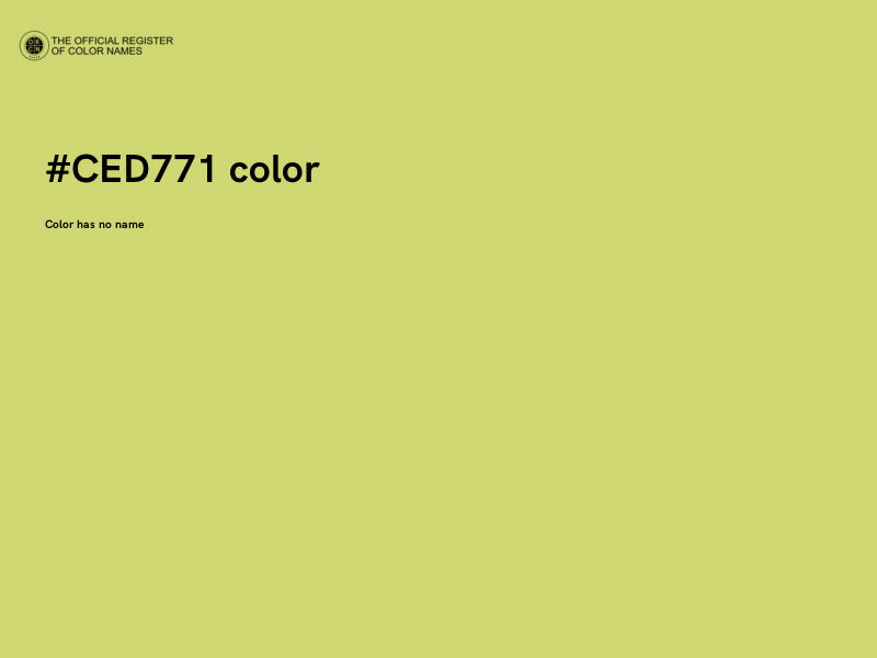 #CED771 color image
