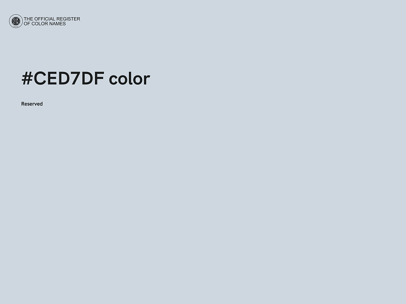#CED7DF color image