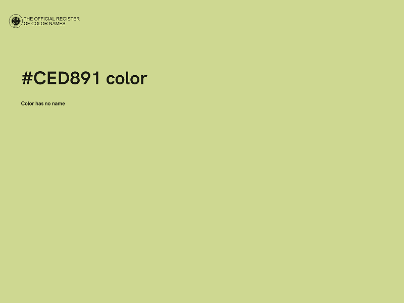 #CED891 color image