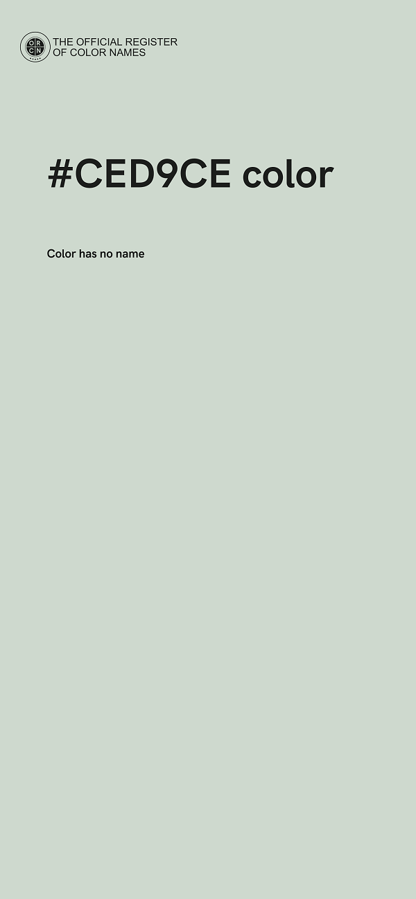 #CED9CE color image